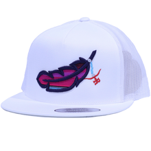 Load image into Gallery viewer, “Feathered Outlaw” - Navy Feather