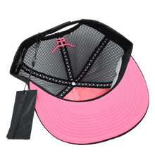 Load image into Gallery viewer, “Feathered Outlaw” -BLK Hot Pink Feather
