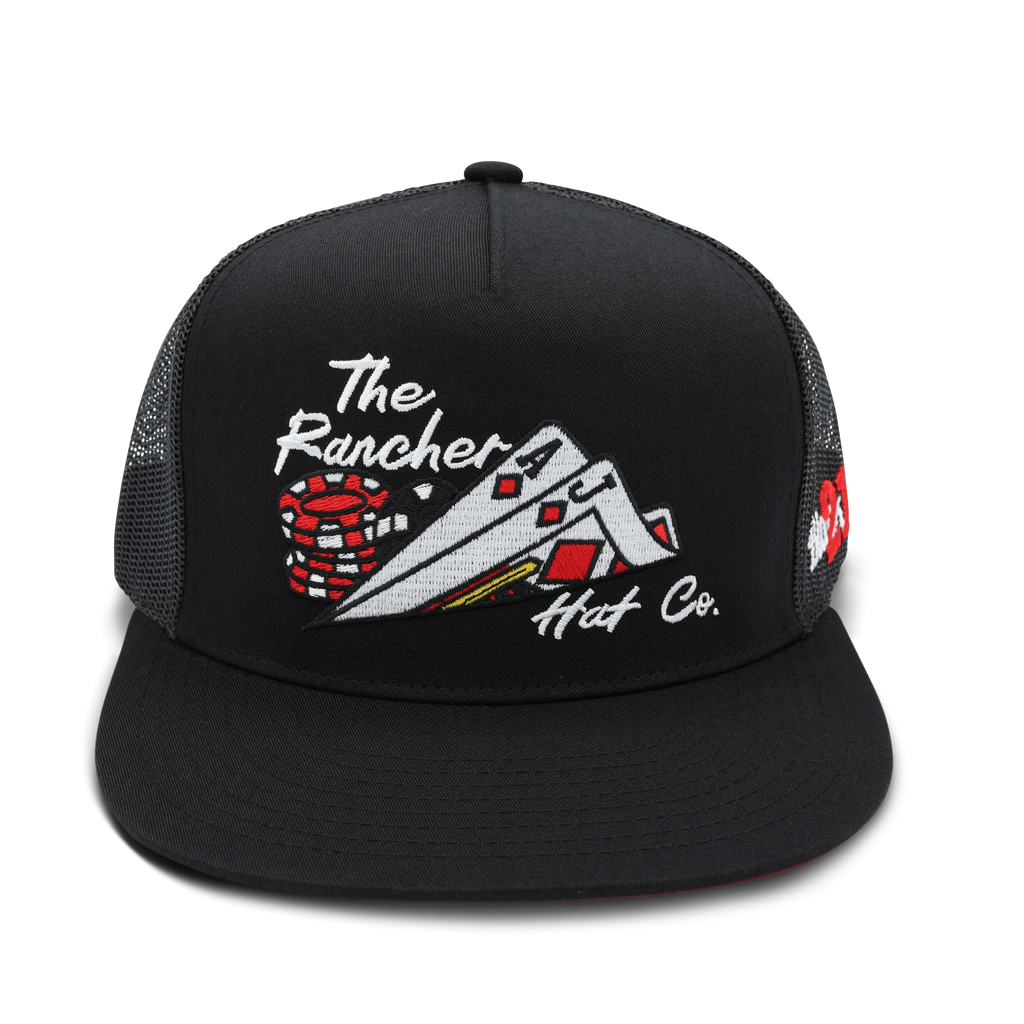 "21 Blackjack"- Flat bill Trucker Snapback