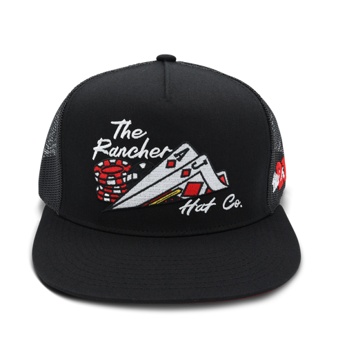 "21 Blackjack"- Flat bill Trucker Snapback