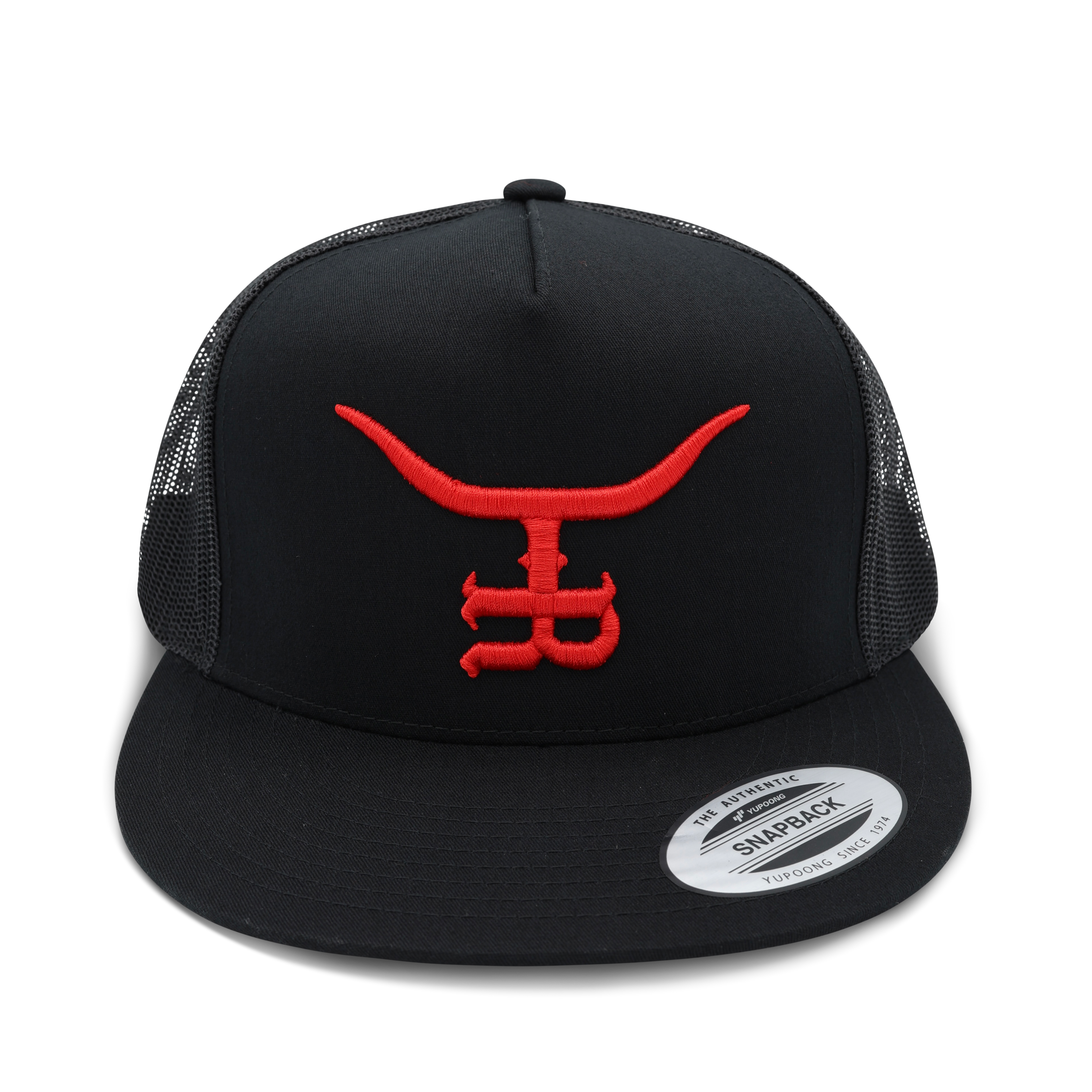 "Bl33ding Bull"- Flat bill Trucker Snapback