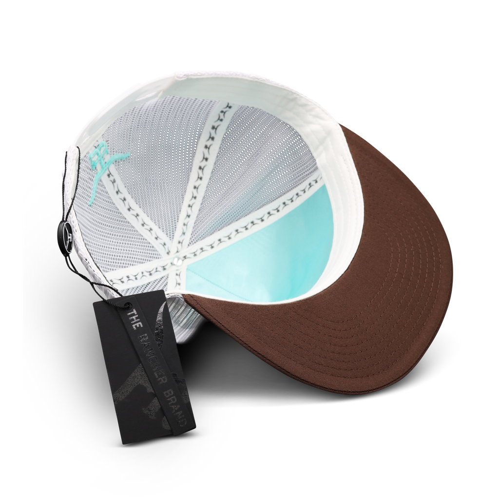 Feathered Outlaw- Brown/Turquoise Feather