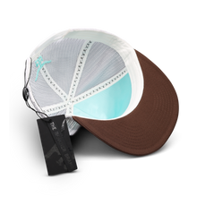 Load image into Gallery viewer, Feathered Outlaw- Brown/Turquoise Feather

