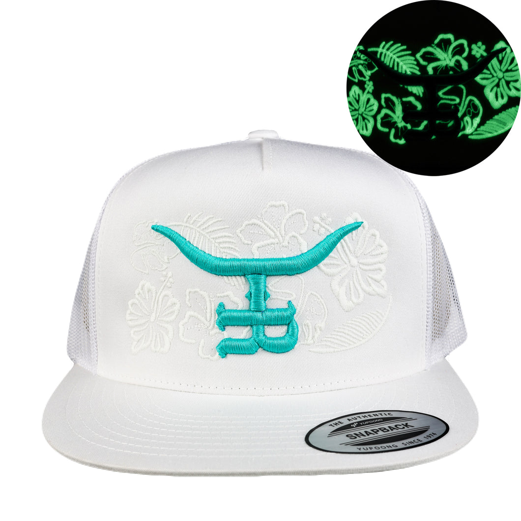 Tropical GLOW - Flatbill Trucker Snapback
