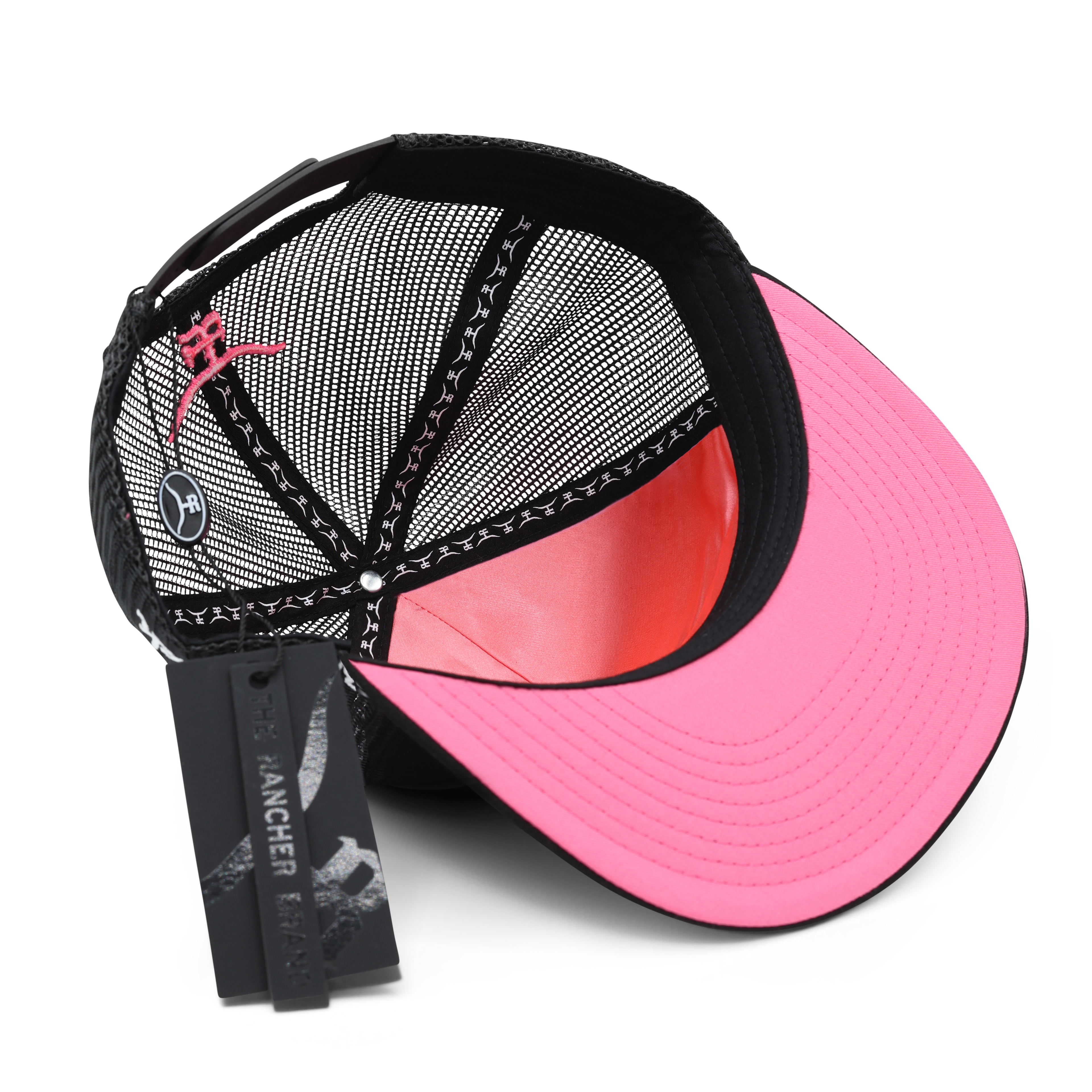 Feathered Outlaw -BLK Hot Pink Feather