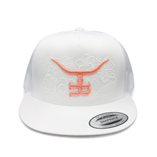 Load image into Gallery viewer, Tropical GLOW - Flatbill Trucker Snapback
