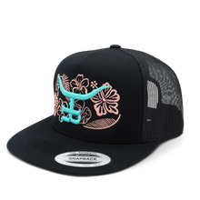 Load image into Gallery viewer, Tropical Rancher - Flatbill Trucker Snapback
