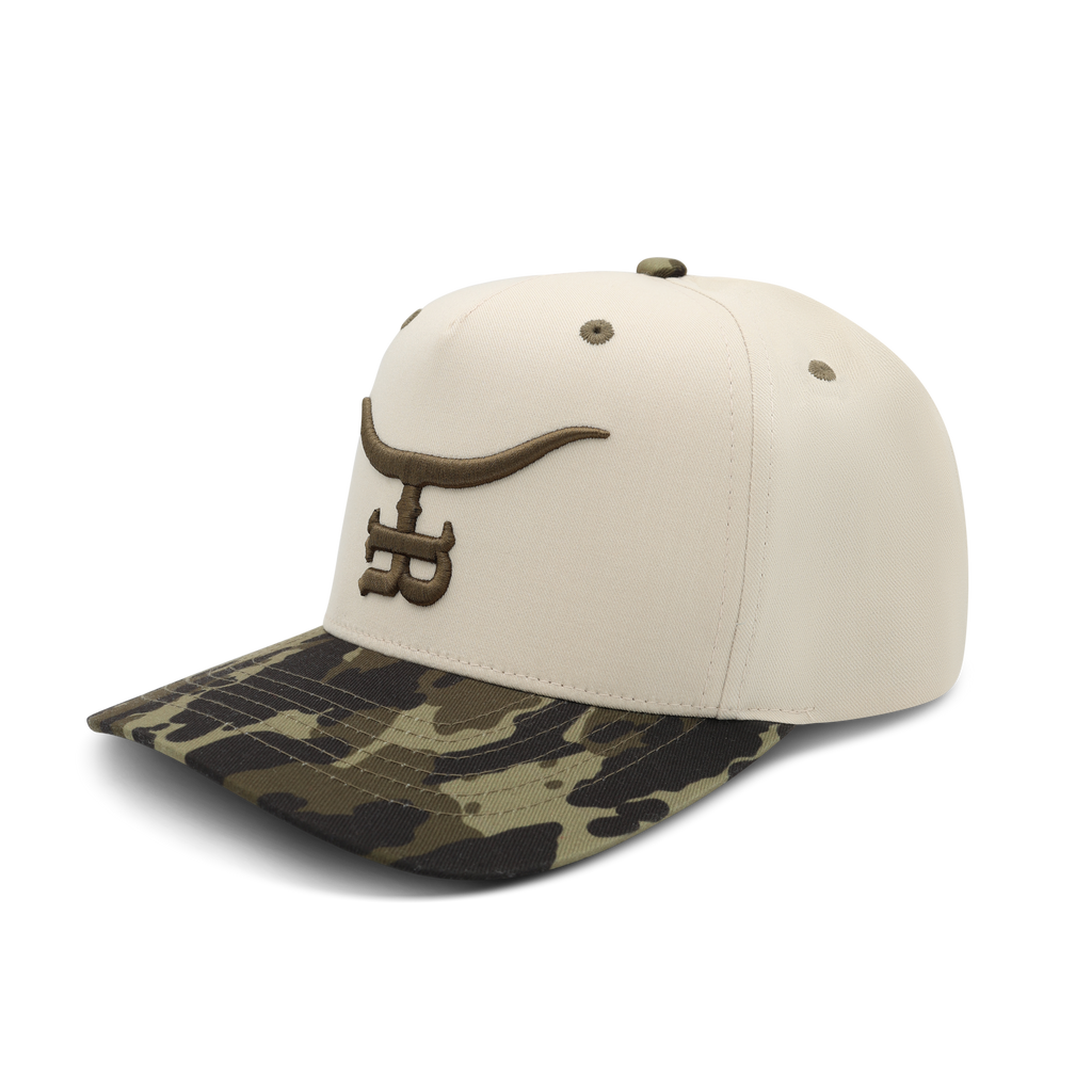 OUTLAW CAMO A-Frame (Curved Bill) - The Rancher Hat Co.
