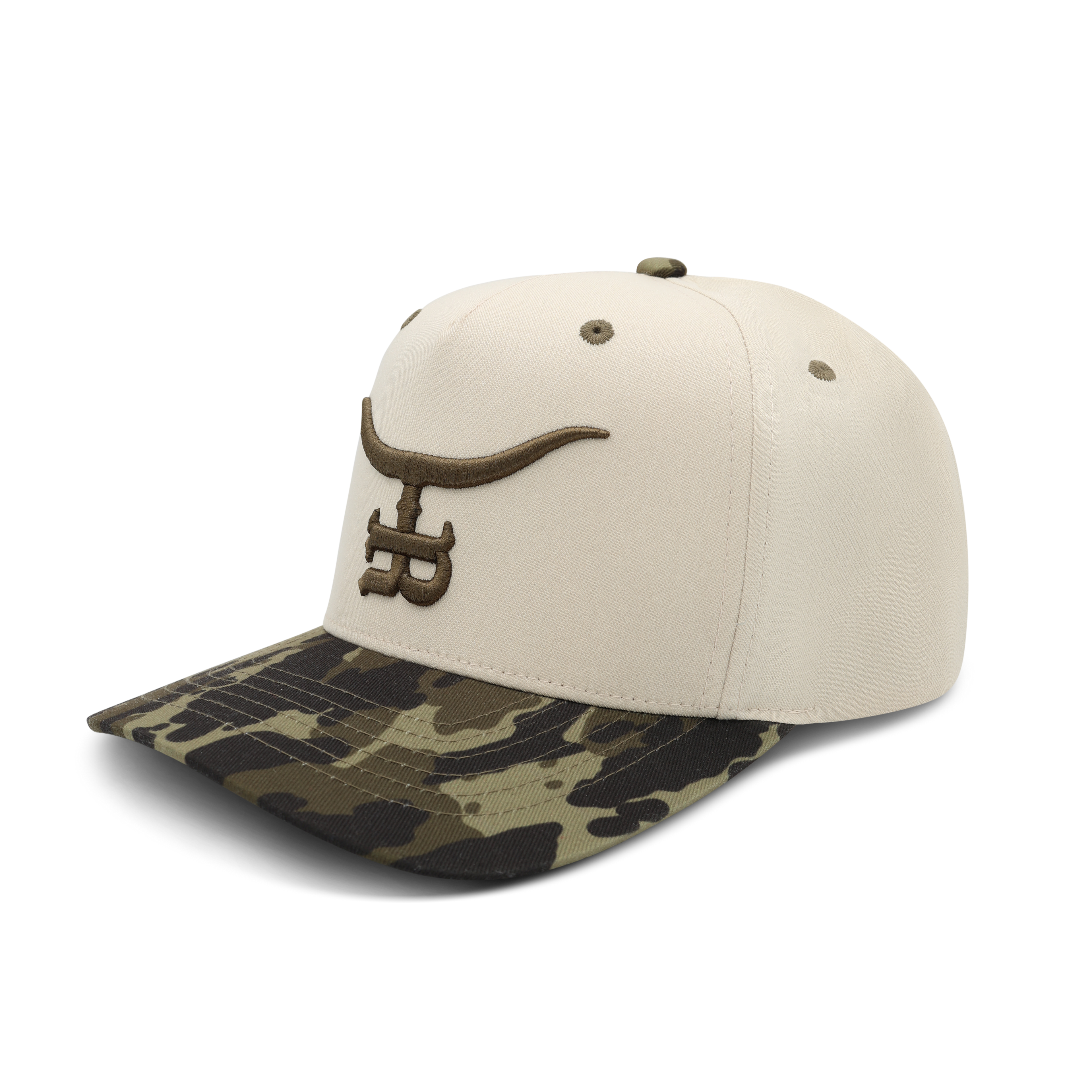 OUTLAW CAMO A-Frame (Curved Bill) - The Rancher Hat Co.