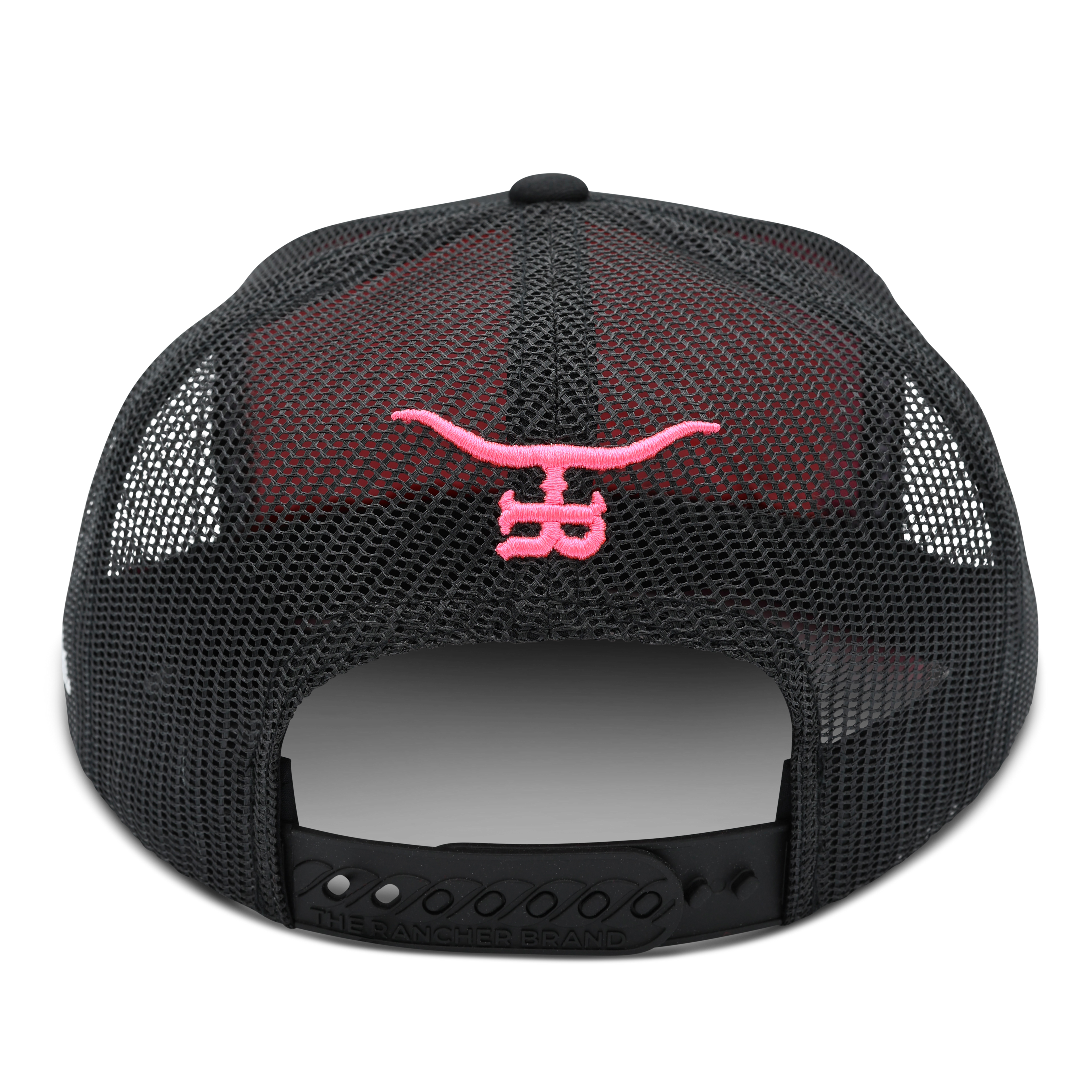 Feathered Outlaw -BLK Hot Pink Feather