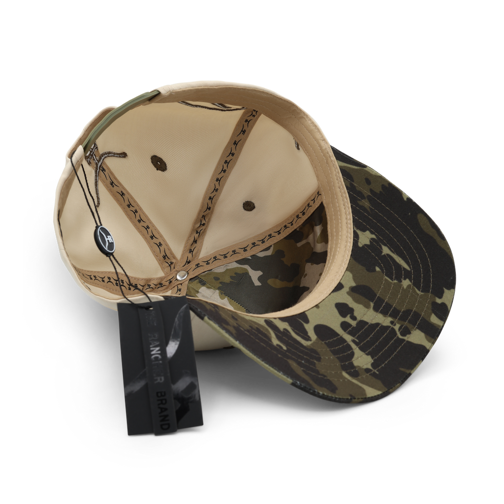 OUTLAW CAMO A-Frame (Curved Bill) - The Rancher Hat Co.