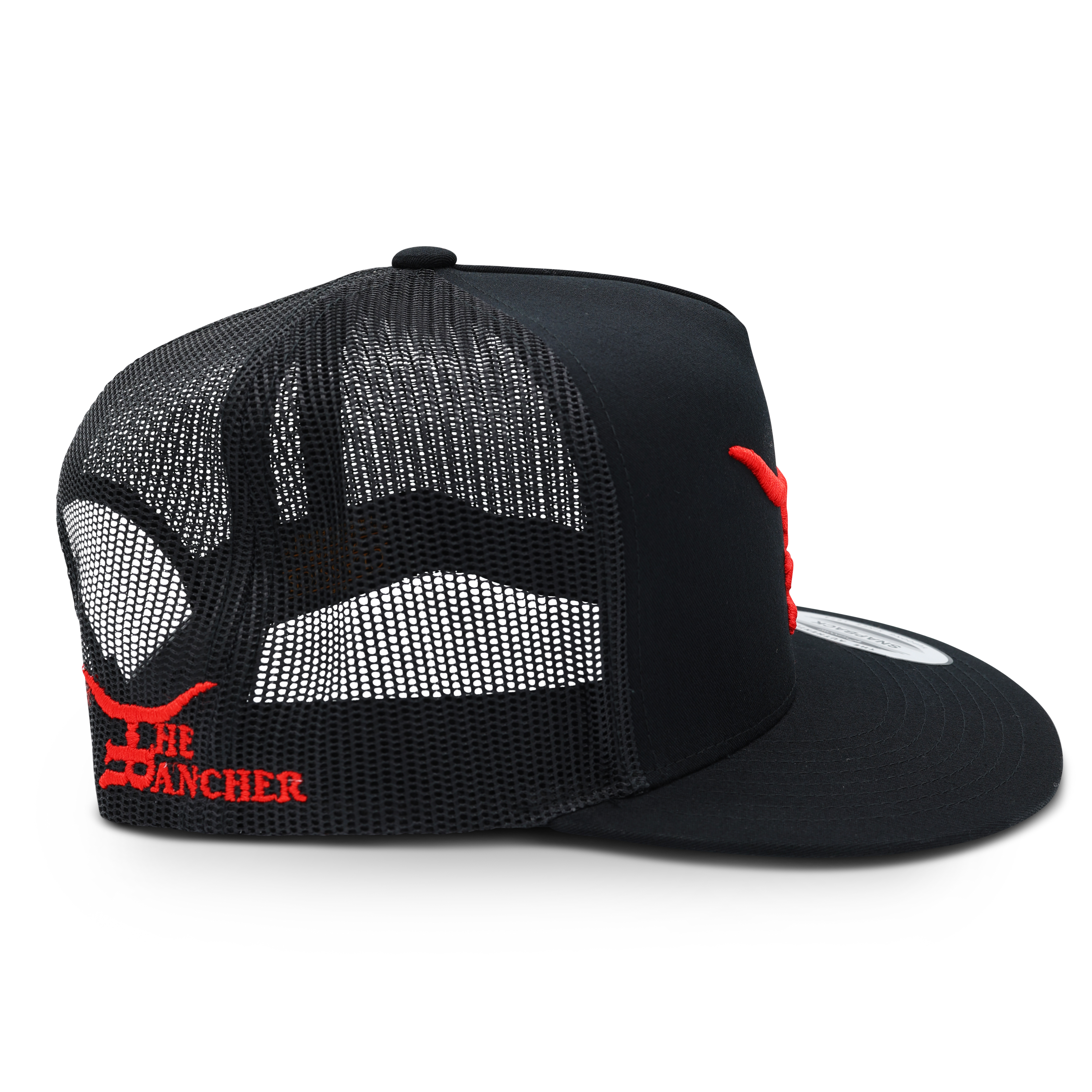 "Bl33ding Bull"- Flat bill Trucker Snapback