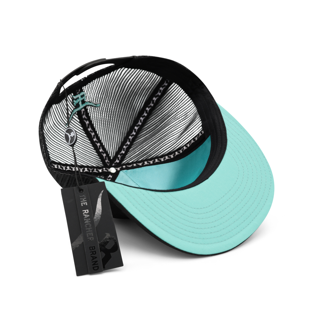 Feathered Outlaw - Turquoise BLK Feather