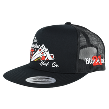 Load image into Gallery viewer, &quot;21 Blackjack&quot;- Flat bill Trucker Snapback
