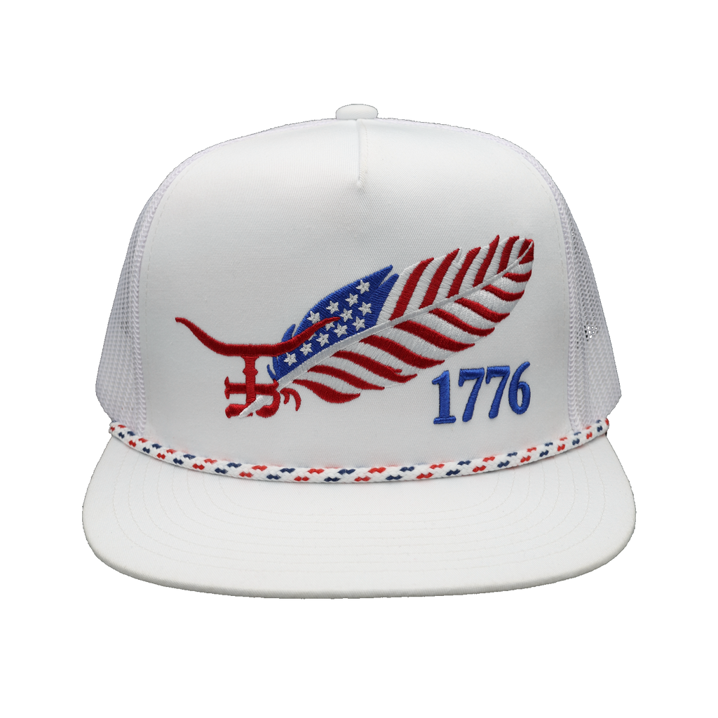 FREEDOM FEATHER WHT - Flat bill