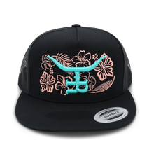 Load image into Gallery viewer, Tropical Rancher - Flatbill Trucker Snapback
