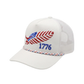 FREEDOM FEATHER WHT - Curved bill