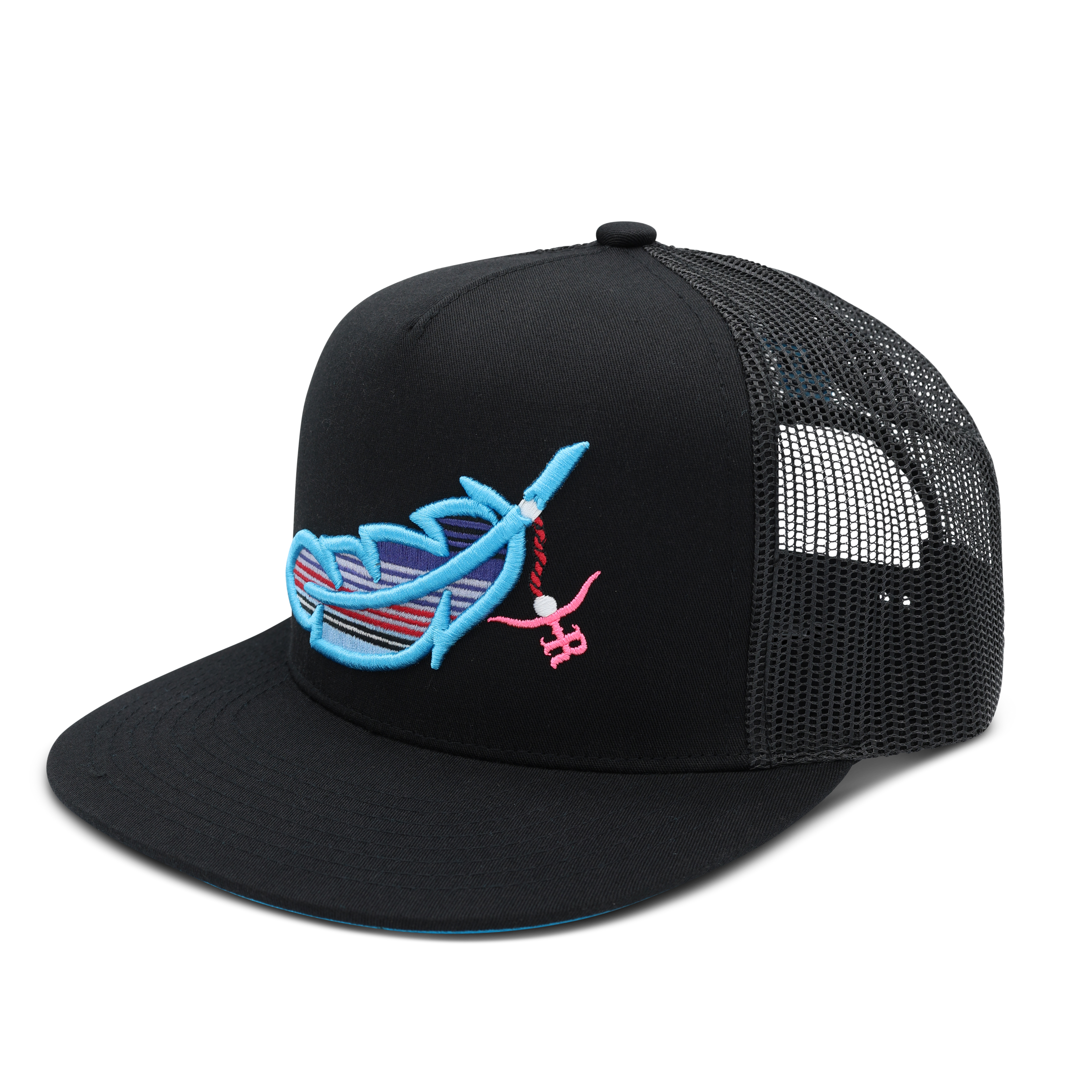 “Feathered Outlaw” - Sky Blue Feather(BLK)