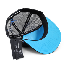 Load image into Gallery viewer, “Feathered Outlaw” - Sky Blue Feather(BLK)
